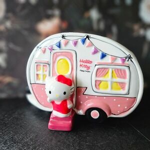 Blue Sky Clayworks‎ HELLO KITTY Happy Camper Planter Pot Porcelain - Sanrio 2024